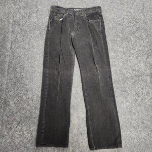 J Crew Corduroy‎ Pants Mens 32x30 Black Slim Fit Straight Leg Chino Style 17029